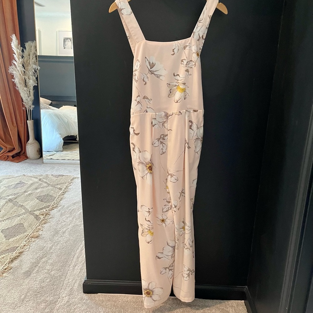 J.O.A. Floral Jumpsuit